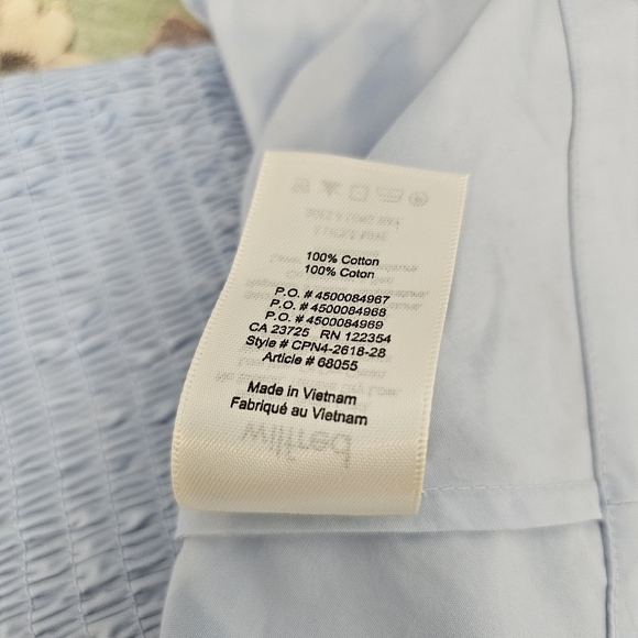 Wilfred Bonaventure Top in Shirting Blue - Picture 9 of 9